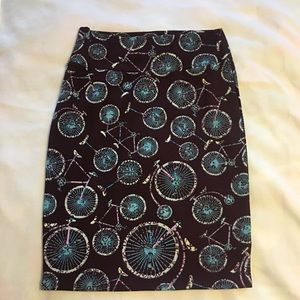 Large Purple and Blue Lularoe Skirt
